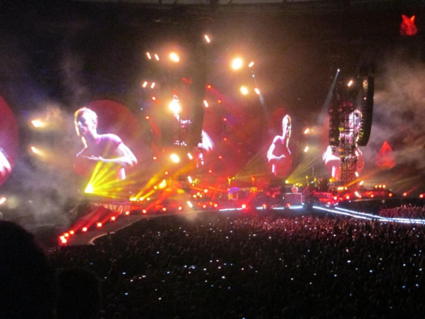 Coldplay-koncert Warszawa Stadion wrzesień 2012 #Coldplay #koncert #MarinaAndTheDiamonts