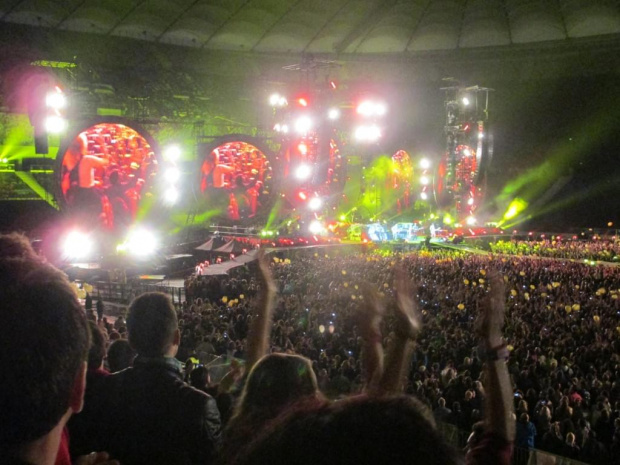 Coldplay-koncert Warszawa Stadion wrzesień 2012 #Coldplay #koncert #MarinaAndTheDiamonts