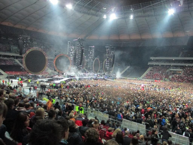 Coldplay-koncert Warszawa Stadion wrzesień 2012 #Coldplay #koncert #MarinaAndTheDiamonts