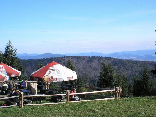 Pieniny, Lubań i Beskid Sądecki spod schroniska na Turbaczu #góry #beskidy #gorce #turbacz #HalaDługa #HalaTurbacz #CzołoTurbacza #turbaczyk