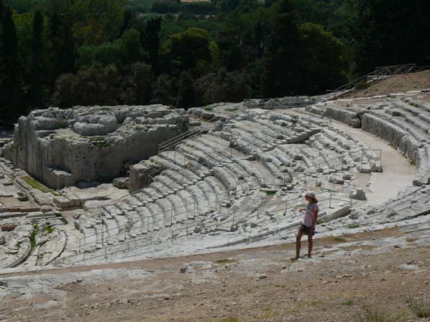 Park archeologiczny Neapolis - Teatr Grecki , tu miały swoje premiery dramaty Ajschylosa #Sycylia #Syrakuzy