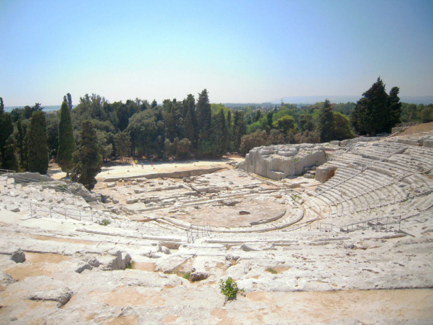 Park archeologiczny Neapolis - Teatr Grecki - największy na Sycylii, o średnicy 138 m #Sycylia #Syrakuzy