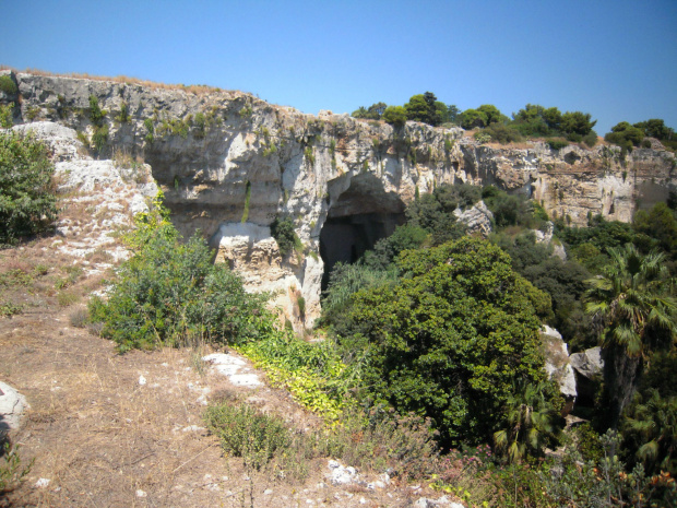 Syrakuzy, Park archeologiczny Neapolis , Latomie czyli kamieniołomy #Sycylia #Syrakuzy