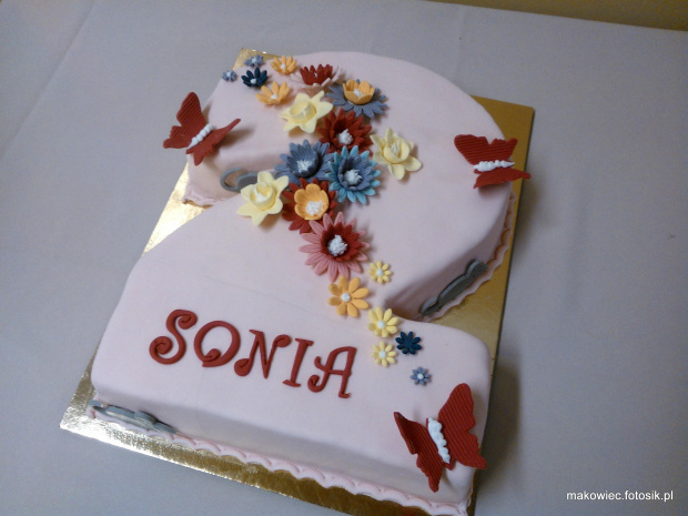 Dwójka dla Soni #dwójka #dwa #liczba #liczby #sonia #torty #tort #urodziny