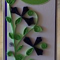 quilling kartka okolicznościowa #QuillingKartka