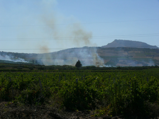 A tu w drodze na camping - pożar #Sycylia