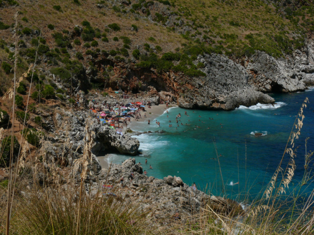 Plaża Cala Capreria - było głęboko ! #Sycylia #RiservaDelloZingaro