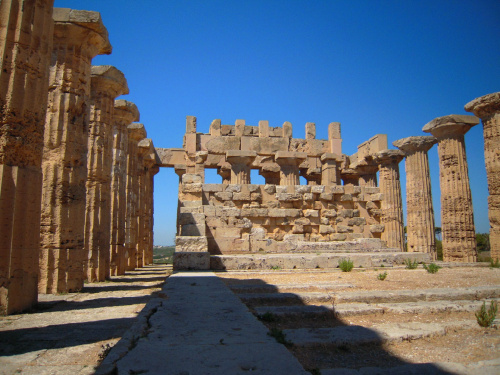 Świątynia E z lat 490 - 480 p.n.e. #Sycylia #Selinunte