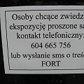 Kontakt do dzierżawcy obiektu fortu - aktualne latem 2012 #TwierdzaPrzemyśl #FortVIII #Łętownia