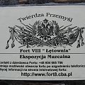 Kontakt do dzierżawcy obiektu fortu - aktualne latem 2012 #TwierdzaPrzemyśl #FortVIII #Łętownia