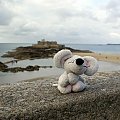 och... znów zapach oceanu.. St. Malo, cudnie.. ale oj chłodno w ogonek na tym murze