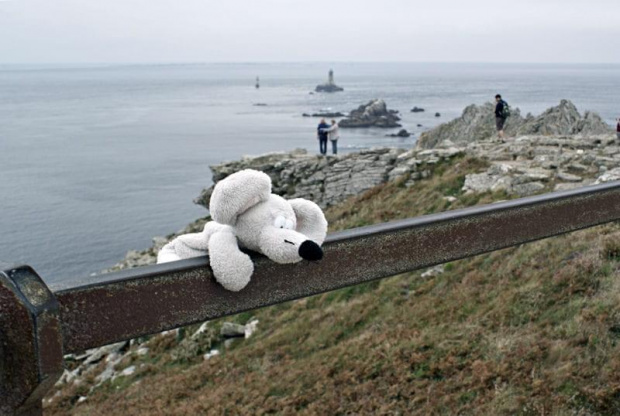 "pierwszy koniec świata", oj nie mogę się wdrapać - Pointe du Raz