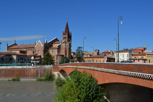 #Adyga #Arena #balkon #Bazylika #Julii #miasto #Most #Romea #rzeka #Szekspir #Veneto #Verona #Werona #Włochy
