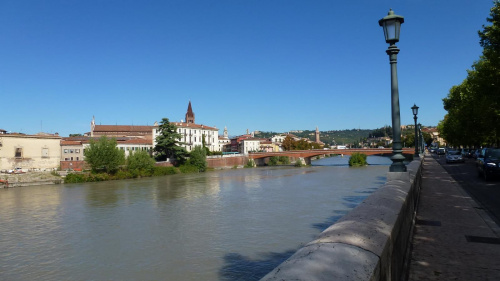 #Adyga #Arena #balkon #Bazylika #Julii #miasto #Most #Romea #rzeka #Szekspir #Veneto #Verona #Werona #Włochy