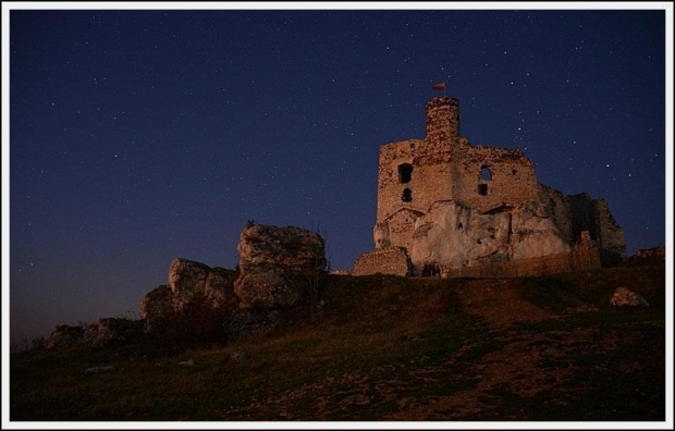 Zamek w Mirowie pod Gwiaździstym niebem. Dedykacja dla Krzysia - Krzystof 50 #Mirów #zamek