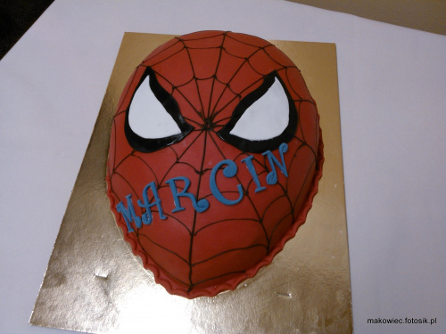 Spider -Man głowa #SpiderMan #pająk #pajaki #tort #głowa #hed