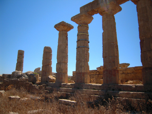 Akropol - fragmenty Świątyni D #Sycylia #Selinunte