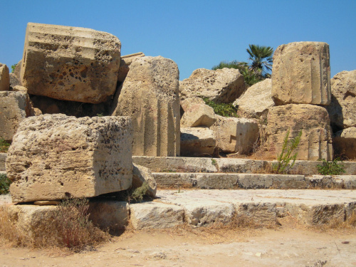 Ruiny świątyń na akropolu #Sycylia #Selinunte