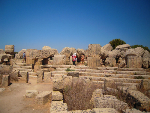 Pozostałości świątyń na Akropolu #Sycylia #Selinunte