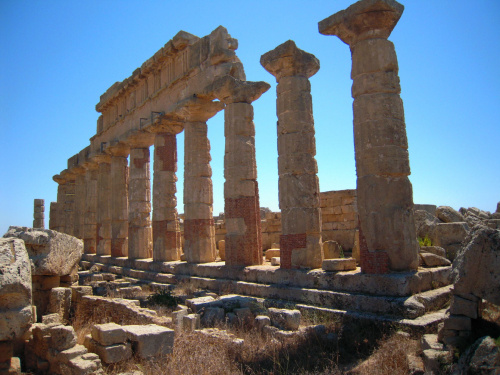 Świątynia C poświęcona prawdopodobnie Heraklesowi #Sycylia #Selinunte