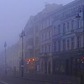 Pejzaż Starego Rynku Bydgoskiego 2 #architektura #barwy #Bydgoszcz #jesień #kolory #mgła #przyroda