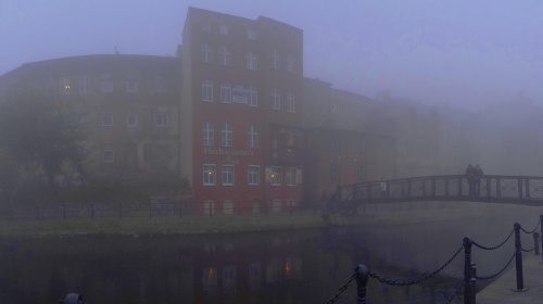 #architektura #barwy #Bydgoszcz #jesień #kolory #mgła #przyroda