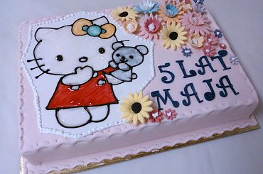 Hello kitty misiem #HelloKitty #kotek #kotka #TortyArtystyczne