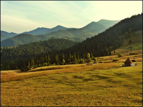 kraina Hucułów #góry #krajobraz #Ukraina