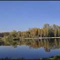 Staw Rzęsa #panorama #park #jesień #staw #rzęsa