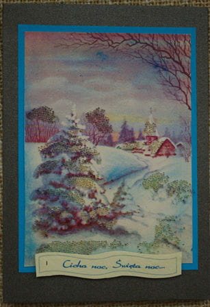 Boże Narodzenie - kartka ręcznie robiona #BożeNarodzenie #kartka #KartkiNaBożeNarodzenie #świąteczna