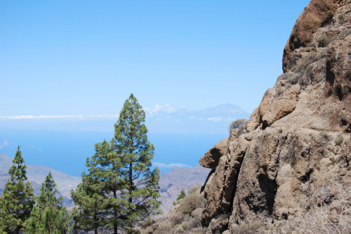 Roque Nublo-Widok Na Tenerife