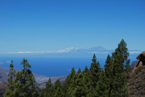 Roque Nublo-Widok Na Tenerife