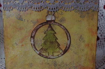 pudełko na bombkę #netgaleria #PudełkaOzdobneRęcznieRobione #rumia #steresa