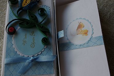 pudełko na pieniążki #netgaleria #PudełkaOzdobneRęcznieRobione #rumia #steresa