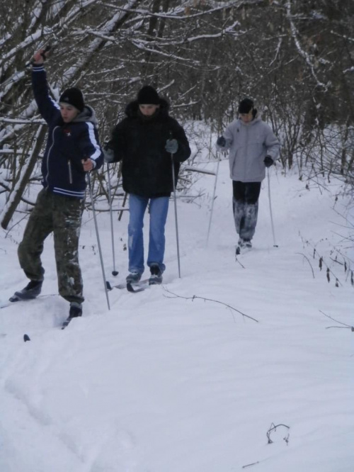 Zdjęcia z kuligu i pierwszego spotkania z narciarstwem biegowym udostępnił Kamil Grejner