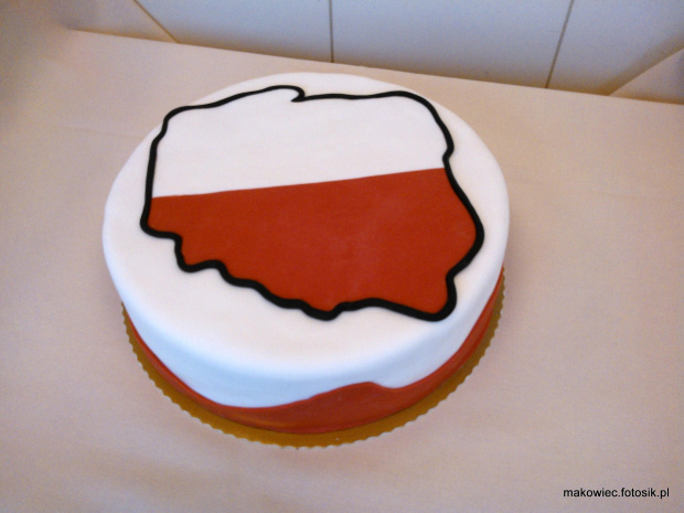 Tort z Polską #godło #polska #flaga #tort