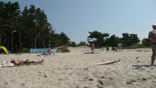 Hel - plaża . sierpień 2012