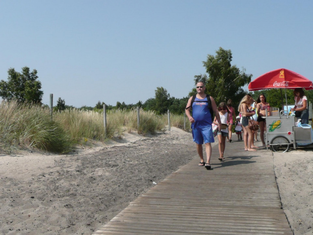 Hel - plaża . sierpień 2012