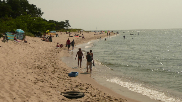 Hel - plaża . sierpień 2012