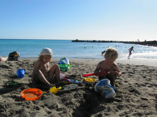 Plaża del Duque listopad 2011