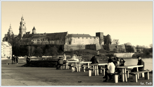 Bulwary wiślane w okolicy Wawelu - z dedykacją dla Amyw :)