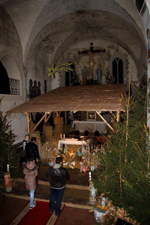 Szopka bożonarodzeniowa w Kościele pw. św. Jana Chrzciciela w Międzyrzeczu.