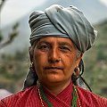 portret kobiety #góry #Himalaje #ludzie #natura #Nepal #przyroda