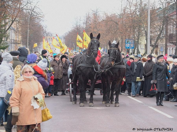 Trzech Króli 2013 w Suwalkach; ul Kościuszki oraz plac Piłsudskiego #TrzechKróli2013 #Suwałki #orszak