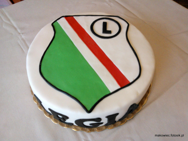 Logo legii #legia #tort #PiłkaNożna #HerbLegii #LogoLegii