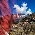swiatynia buddyjska #góry #Himalaje #ludzie #natura #Nepal #przyroda