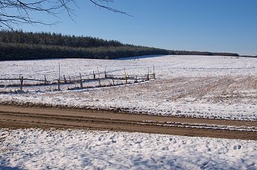 #krajobraz #śnieg #zima #widok #Mazury