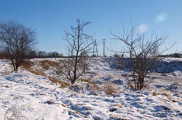 #krajobraz #śnieg #zima #widok #Mazury