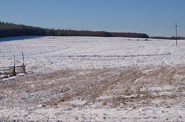 #krajobraz #śnieg #zima #widok #Mazury