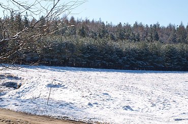ziman na Mazurach #krajobraz #Mazury #śnieg #widok #zima